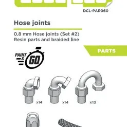 0.8mm Hose Joints Set 2, 1/20 - Decalcas