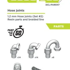 1,2mm Hose Joints (Set 2) 1/12 - Decalcas