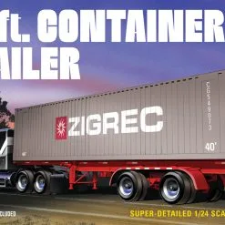 40' SEMI CONTAINER TRAILER 1/24 - AMT
