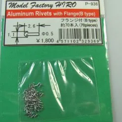 Aluminium Rivets With Flange - Model Factory Hiro