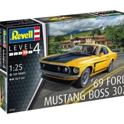Boss 302 Mustang 1969 (1:25) Plastic Model Kit 07025 - Revell