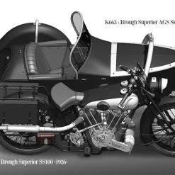 Brough Superior SS100 - 1926 Fulldetail Kit 1/9 - Model Factory Hiro 15 Brough Superior SS100 - 1926 Fulldetail Kit 1/9 - Model Factory Hiro -Cars - Plastic Models Sales brough superior ss100 1926 fulldetail kit 1 9 model factory hiro w1200 h1200 644b09ad45edc8360d391c4b61ade28b