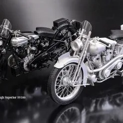 Brough Superior SS100 - 1926 Fulldetail Kit 1/9 - Model Factory Hiro 20 Brough Superior SS100 - 1926 Fulldetail Kit 1/9 - Model Factory Hiro -Cars - Plastic Models Sales brough superior ss100 1926 fulldetail kit 1 9 model factory hiro w1200 h1200 73577a603eb84c9cb74a02a311ea0d2d