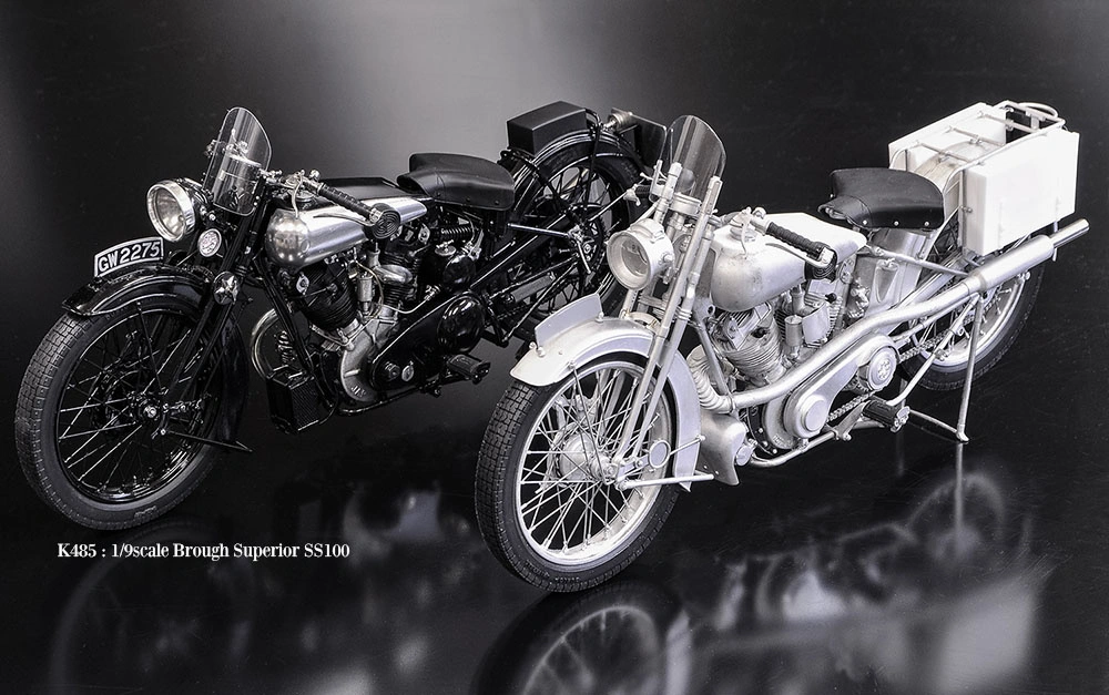 Brough Superior SS100 - 1926 Fulldetail Kit 1/9 - Model Factory Hiro 11 Brough Superior SS100 - 1926 Fulldetail Kit 1/9 - Model Factory Hiro - Image 9