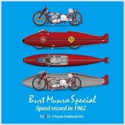 Burt Munro Special [Speed Record In 1962] Fulldetail Kit 1/9 - Model Factory Hiro