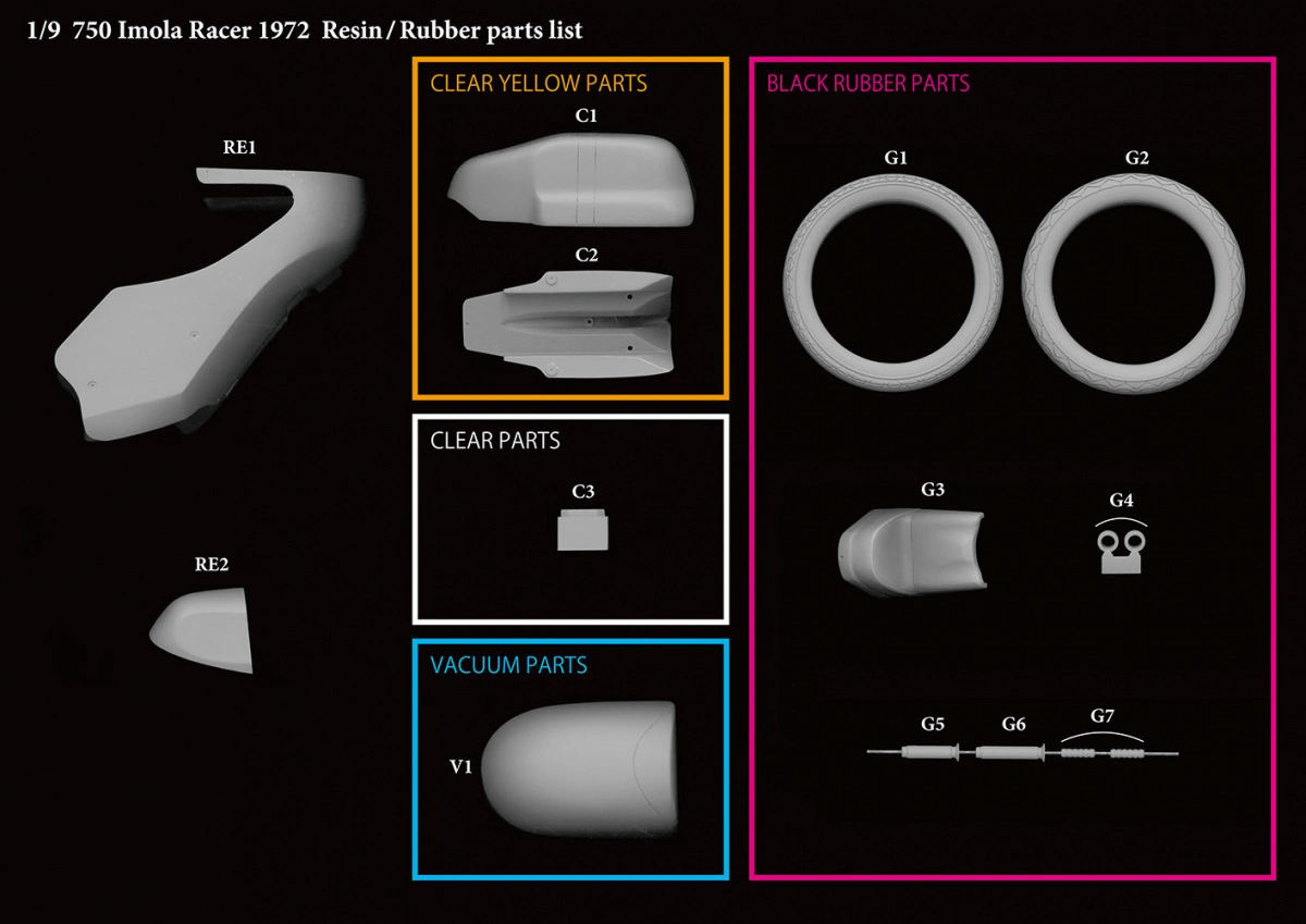 Ducati 750 Imola Racer 1972 1/9 - Model Factory Hiro 5 Ducati 750 Imola Racer 1972 1/9 - Model Factory Hiro - Image 3
