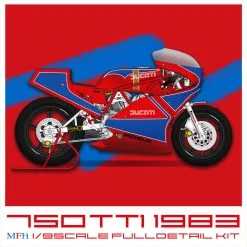 Ducati 750 TT1 [1983] 1/9 - Model Factory Hiro