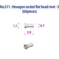 Hexagon Socket Flat Head Rivet-S [60 Pieces) 1/24 - Model Factory Hiro 5 Hexagon Socket Flat Head Rivet-S [60 Pieces) 1/24 - Model Factory Hiro -Cars - Plastic Models Sales hexagon socket flat head rivet s 60 pieces 1 24 model factory hiro w1200 h1200 9f7123932d665840c56b01e098131f6a