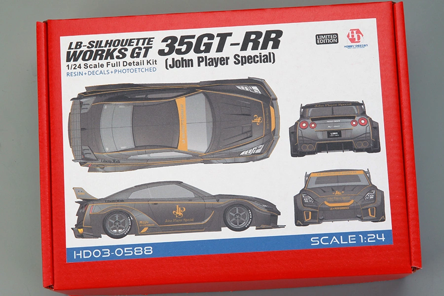 LB-Silhouette Works GT 35GT-RR (John Player Special) Full Detail Kit 1/24 - Hobby Design 3 LB-Silhouette Works GT 35GT-RR (John Player Special) Full Detail Kit 1/24 - Hobby Design