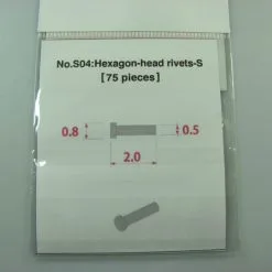 Cars - Plastic Models Sales 16 Metal Rivet No.S04 Hexagon Head Rivets-S - Model Factory Hiro