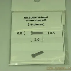 Metal Rivet Series No.S09 Flat Head Minus Rivets-S - Model Factory Hiro -Cars - Plastic Models Sales metal rivet series no s09 flat head minus rivets s model factory hiro w1200 h1200 6722908134ee6349817626019cdfe9e2