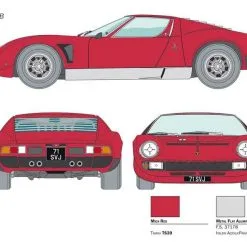 Model Kit Auto 3649 - Lamborghini Miura Jota SVJ (1:24) - Italeri -Cars - Plastic Models Sales model kit auto 3649 lamborghini miura jota svj 1 24 italeri w1200 h1200 b50e0346fdfe8df503ba81bccff3e947