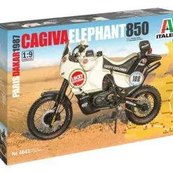 Model Kit Motorka - Cagiva "Elephant" 850 Paris-Dakar 1987 (1:9) - Italeri