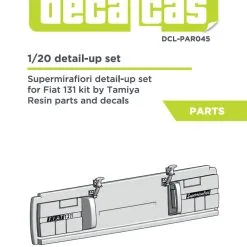 Tail And Lights Upgrade For Fiat 131 Abarth 1/20 - Decalcas