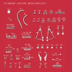 VINCENT [Late Type] Fulldetail Kit 1/9 - Model Factory Hiro -Cars - Plastic Models Sales vincent late type fulldetail kit 1 9 model factory hiro w1200 h1200 af83bb7a1b69a5270724bf5793597f26
